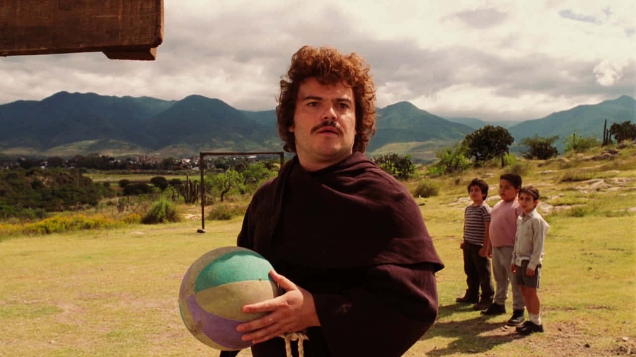 Nacho_ Libre_ Playground_ Scene Wallpaper