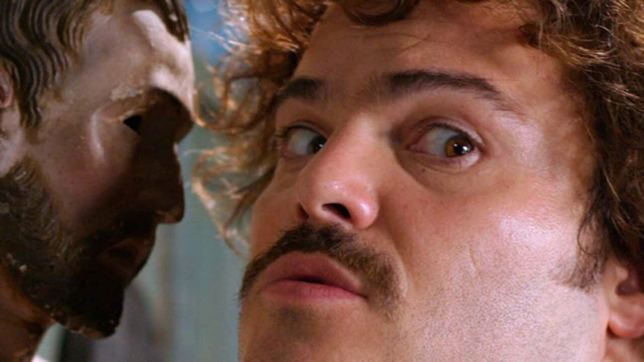 Nacho Libre Stare Down Wallpaper