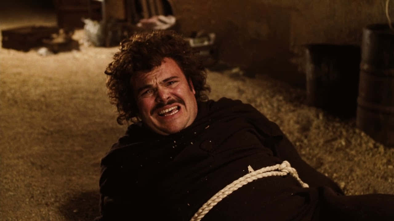 Nacho Libre Tied Up Scene Wallpaper