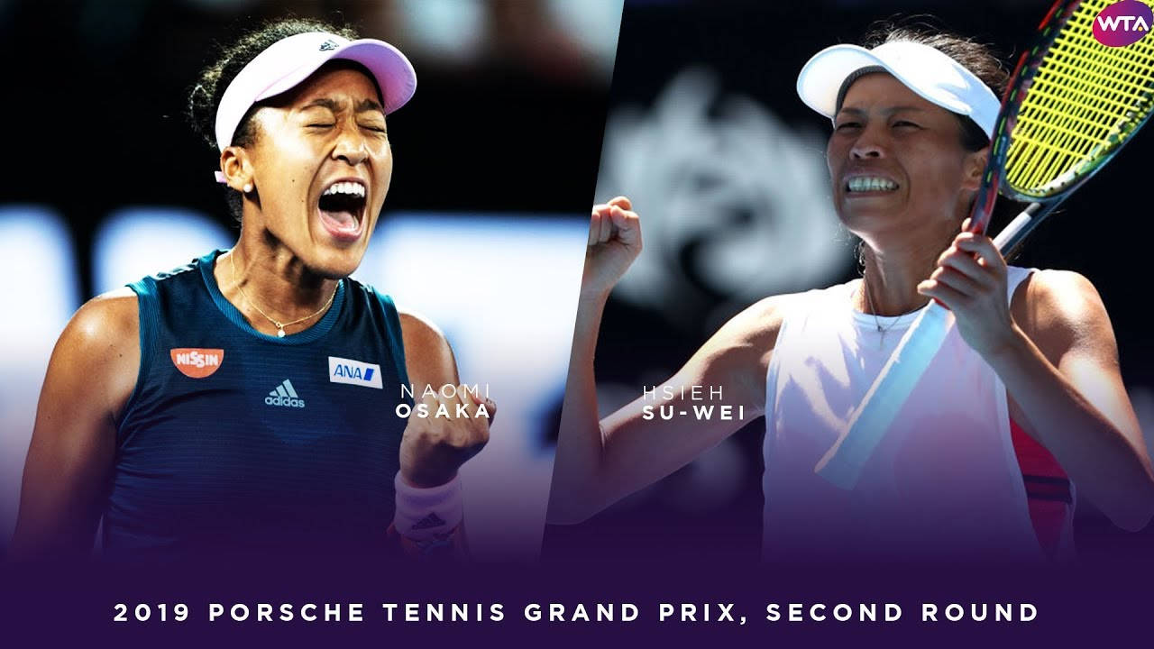 Naomi Osaka Su-wei Hsieh Side-by-side Wallpaper