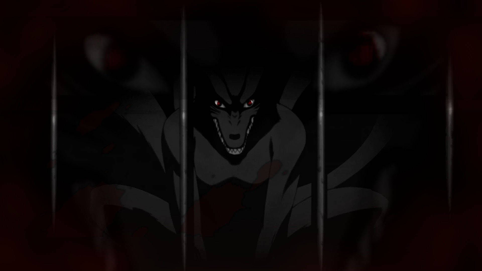 Naruto Black Caged Kurama Wallpaper