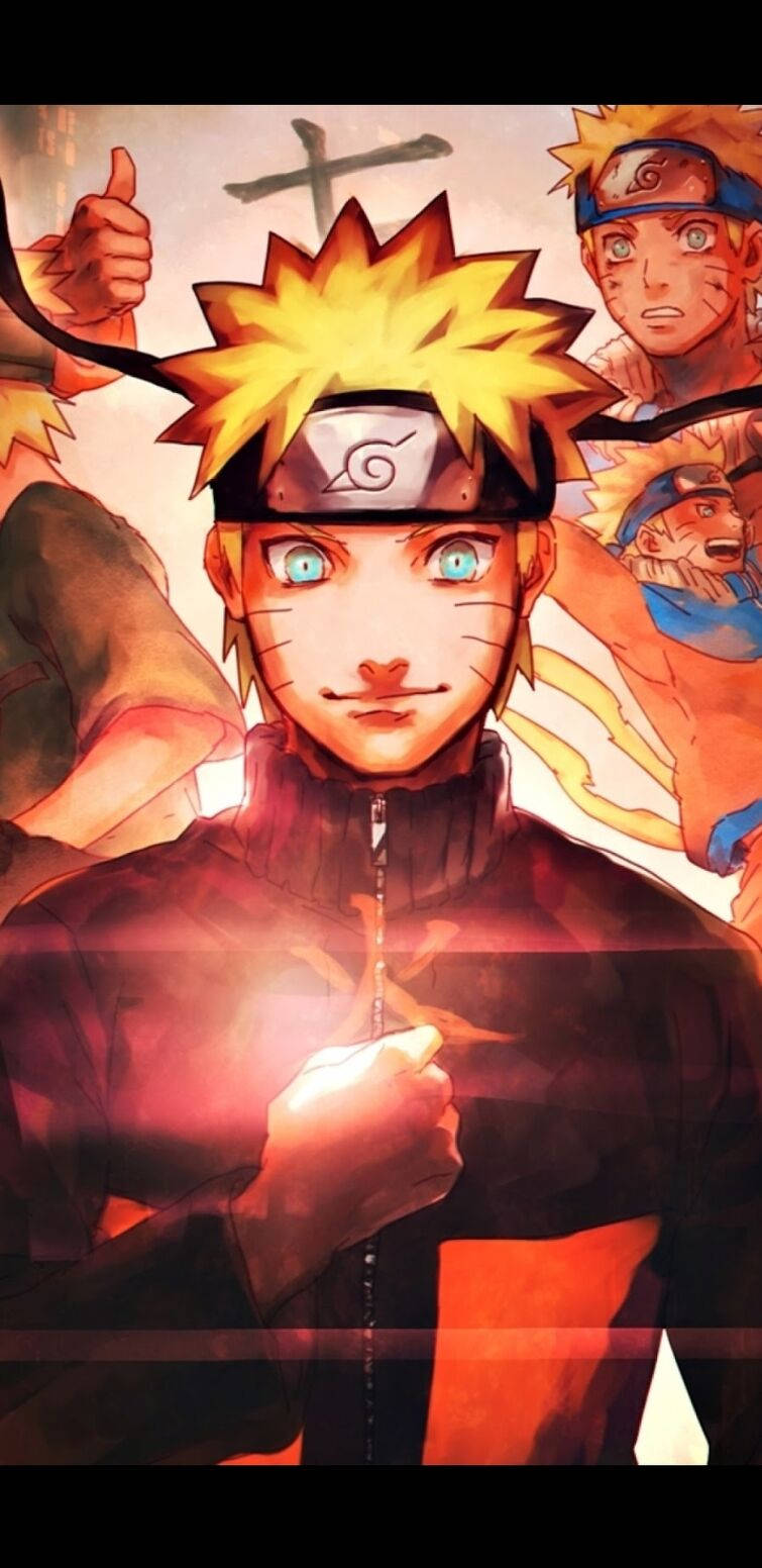 Naruto Pfp With Red Glow Wallpaper