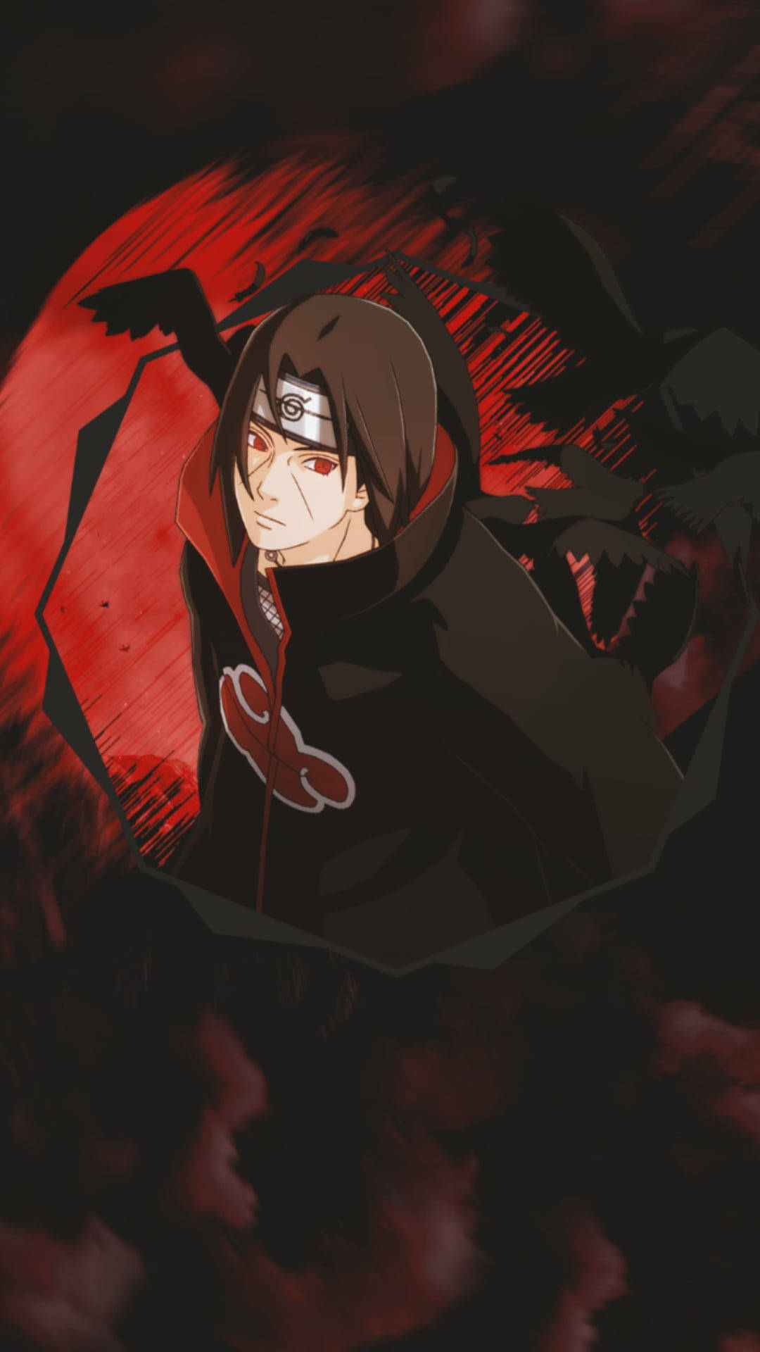 Naruto Shippuden Akatsuki Itachi Pfp Abstract Art Wallpaper