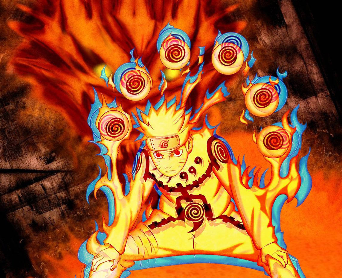 Naruto Shippuden Nine-tails Chakra Form Wallpaper