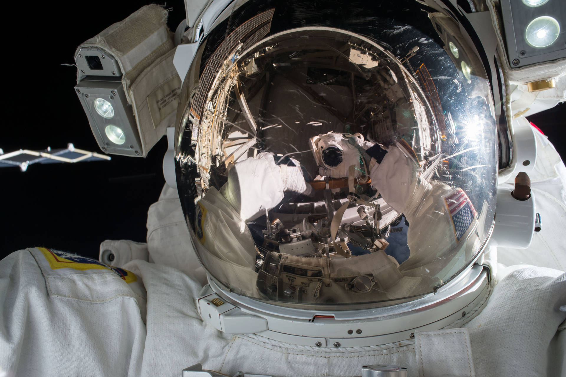 Nasa Aesthetic Astronaut In Space Wallpaper