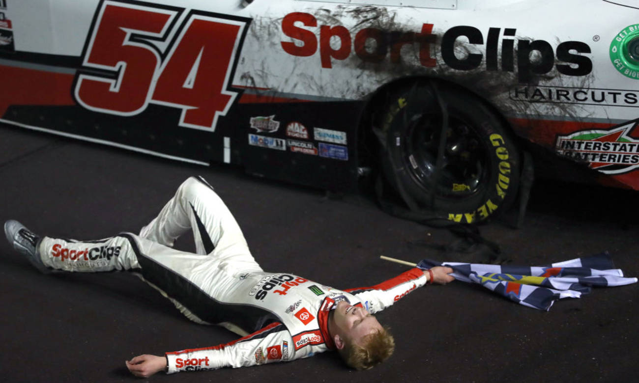 Nascar Prodigy Ty Gibbs In A Casual Moment. Wallpaper