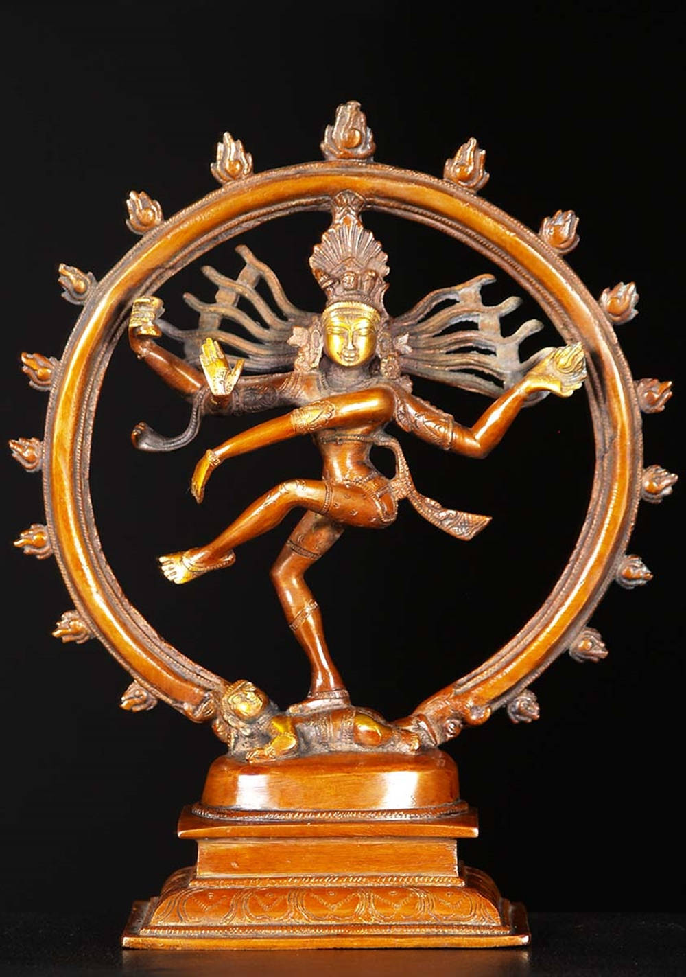 Nataraja Wooden Figurine Wallpaper