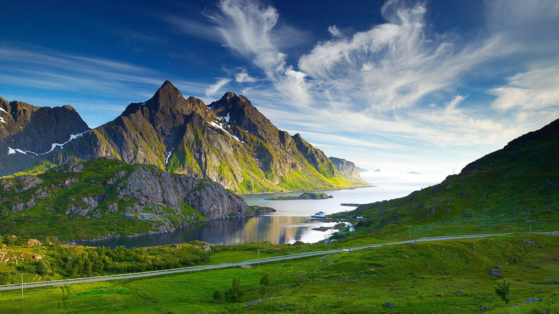 Nature Computer Beautiful Mountains Wallpaper WallpapersOK