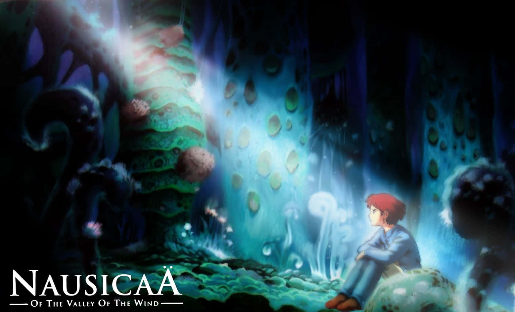 Nausicaä Riding Her Jet-powered Glider In The Valley Of The Wind Wallpaper