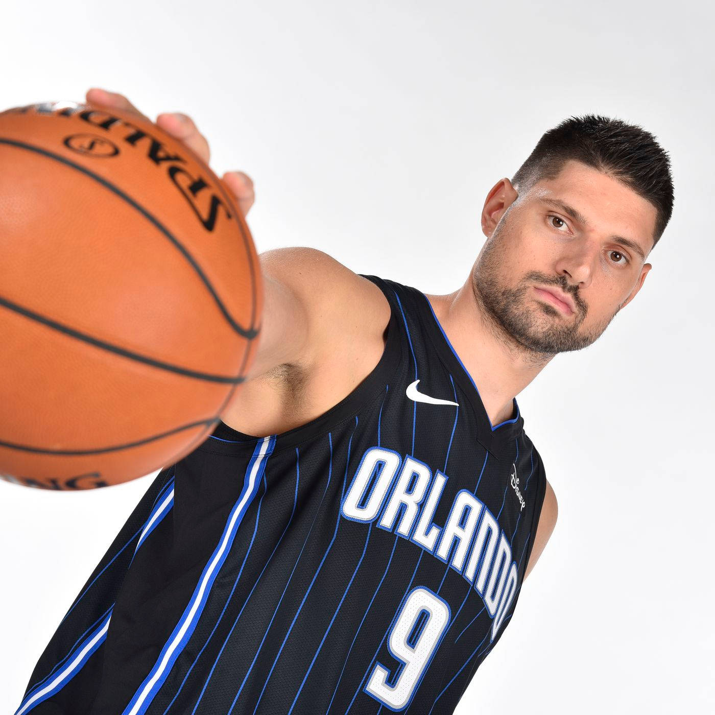 Nba Player Orlando Magic Nikola Vucevic Ball Shot Wallpaper