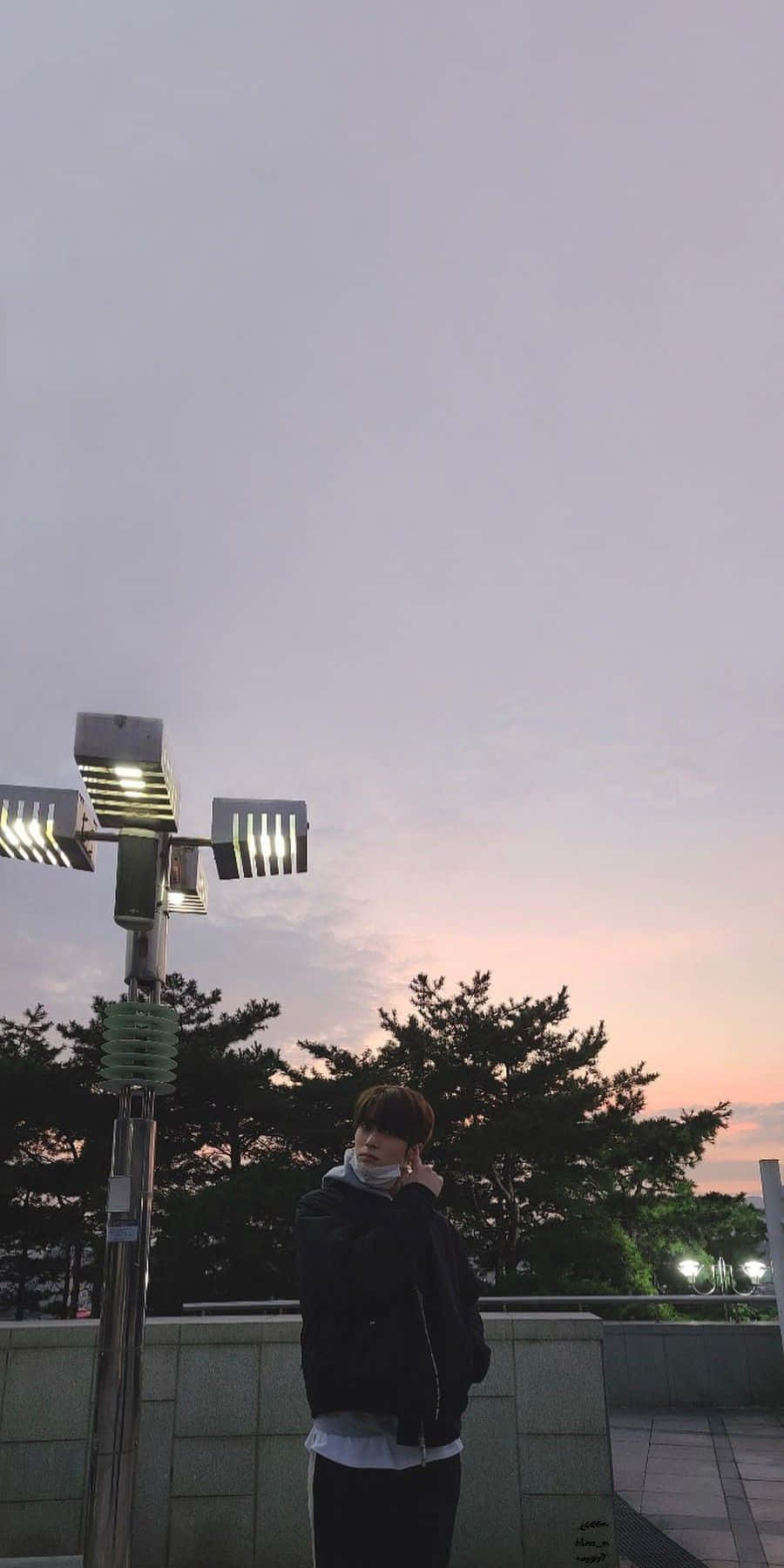 Nct Jaehyun Sunset Sky Wallpaper