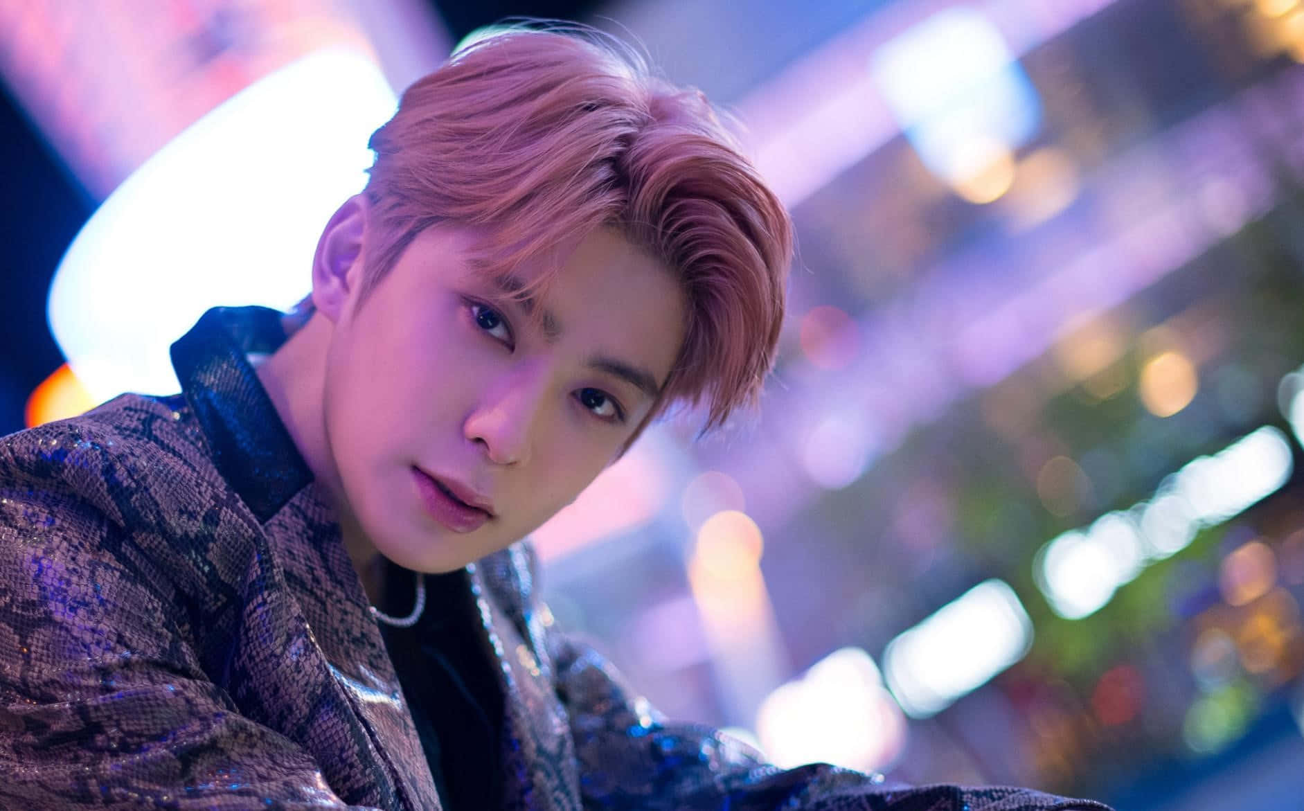 Nct's Jaehyun Captivating Looks At Superhuman Promotion Shoot Wallpaper