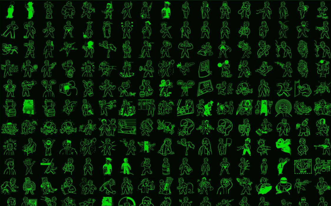 Neon Green Fallout Wallpaper
