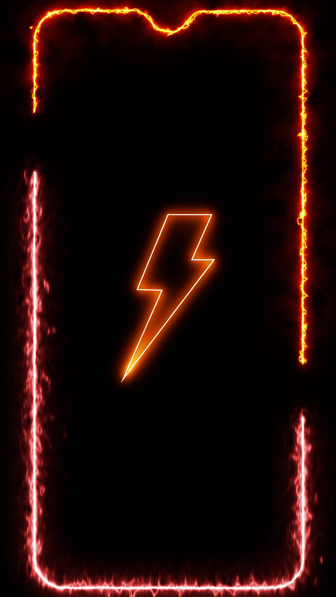 Orange Neon Wallpaper