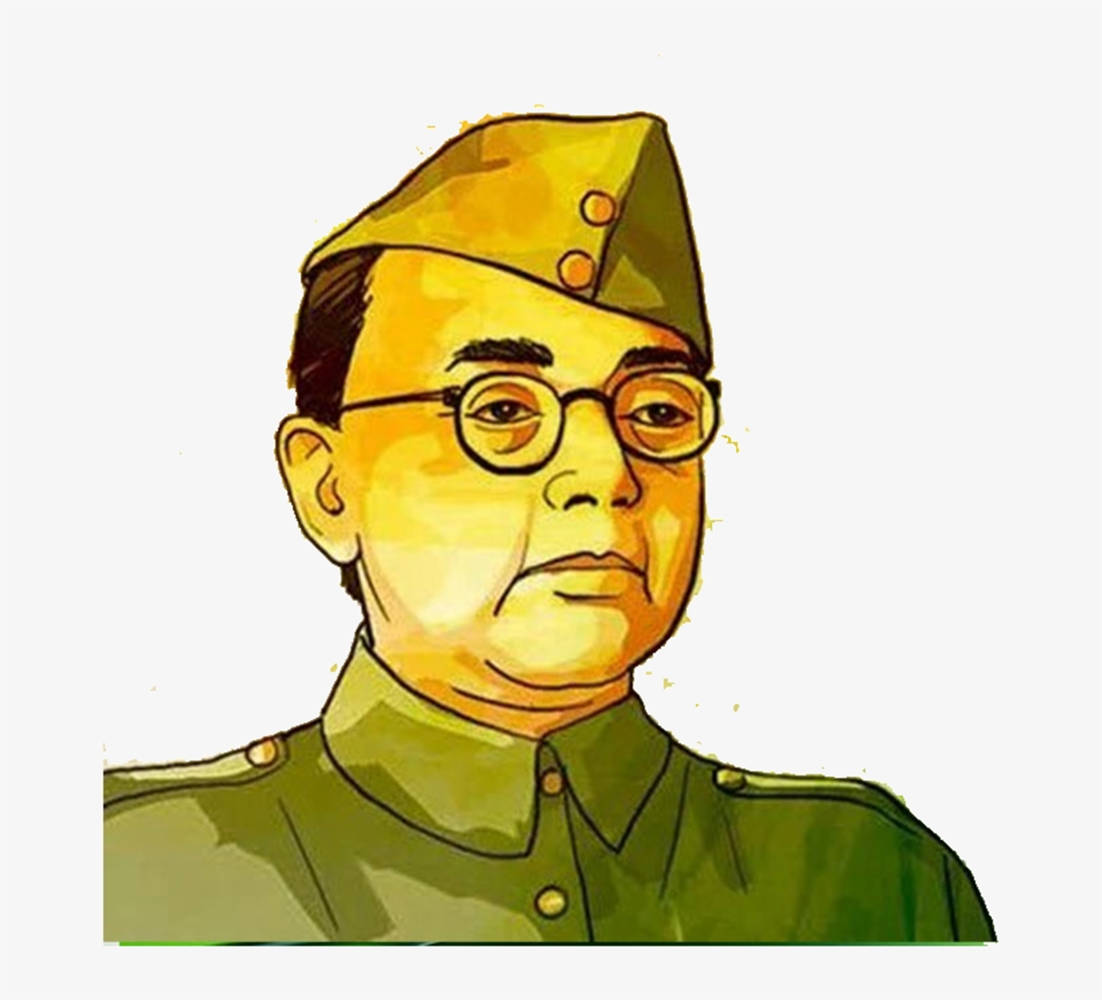 Netaji Bose Digital Art Wallpaper