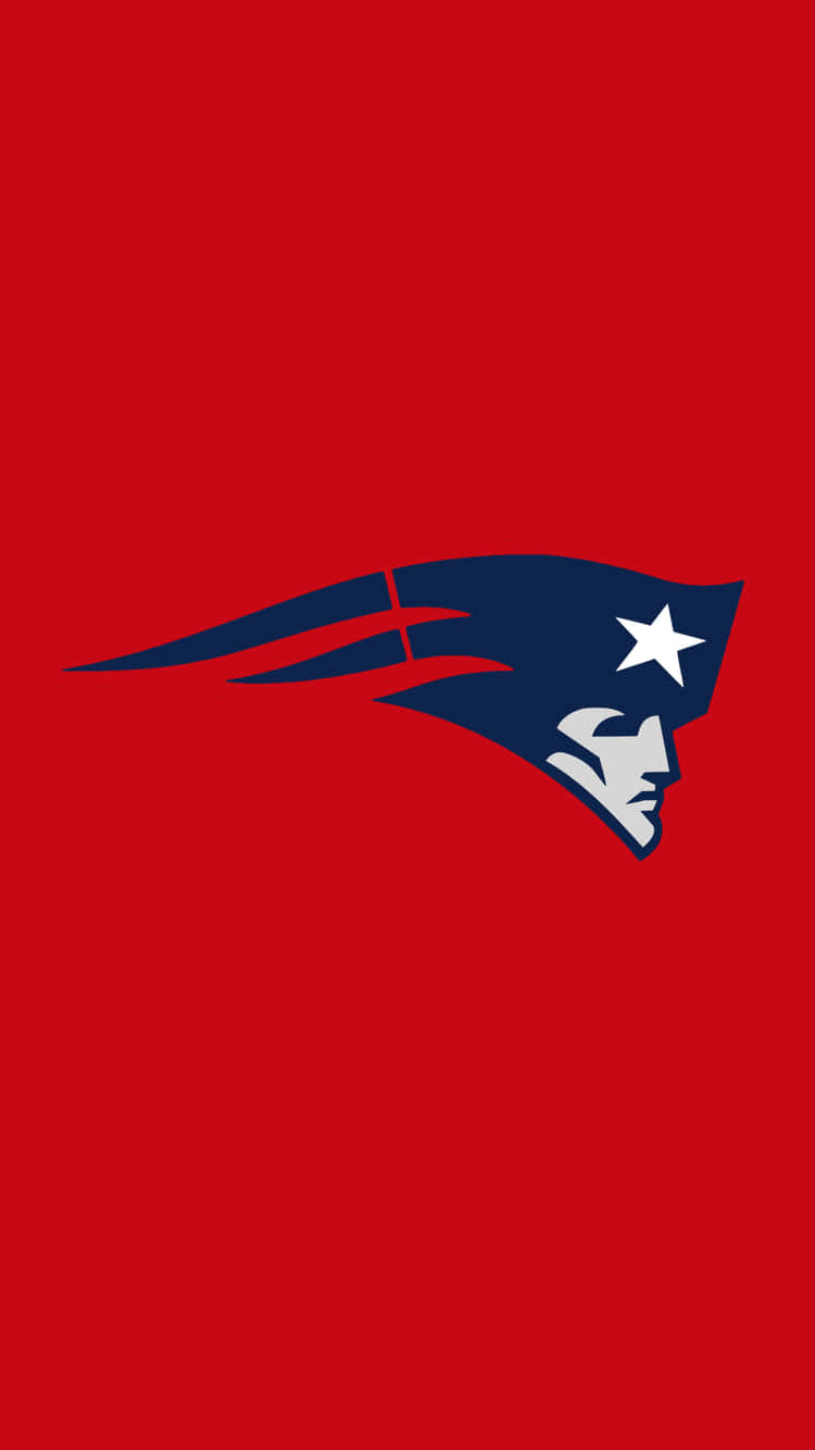 New England Patriots Logo Cool Red Wallpaper