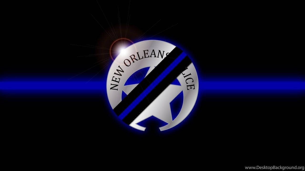 New Orleans Police Thin Blue Line Wallpaper