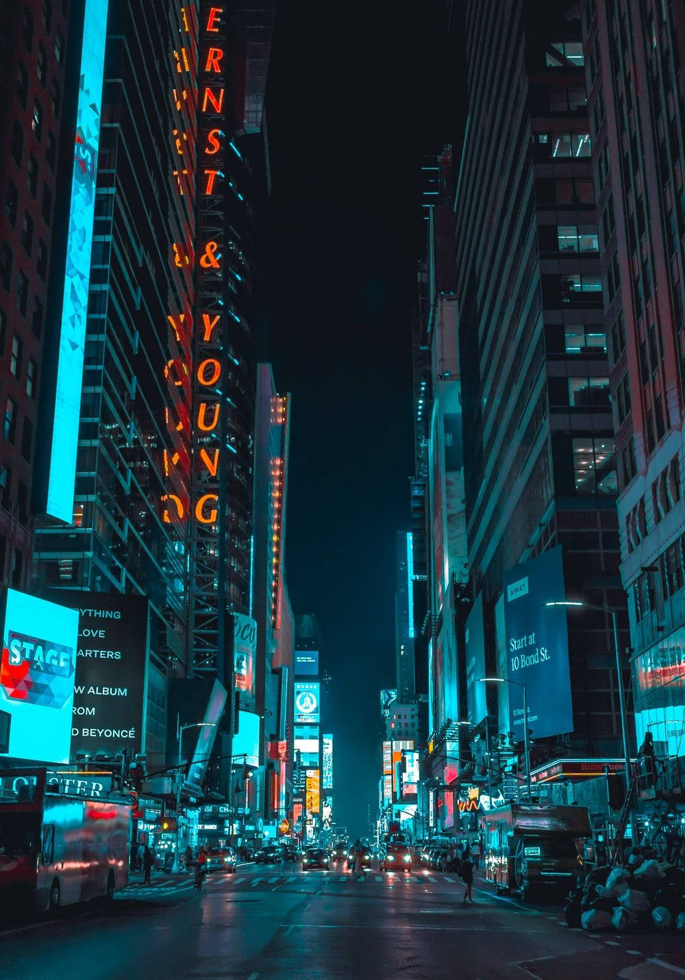 New York Aesthetic Billboards Wallpaper