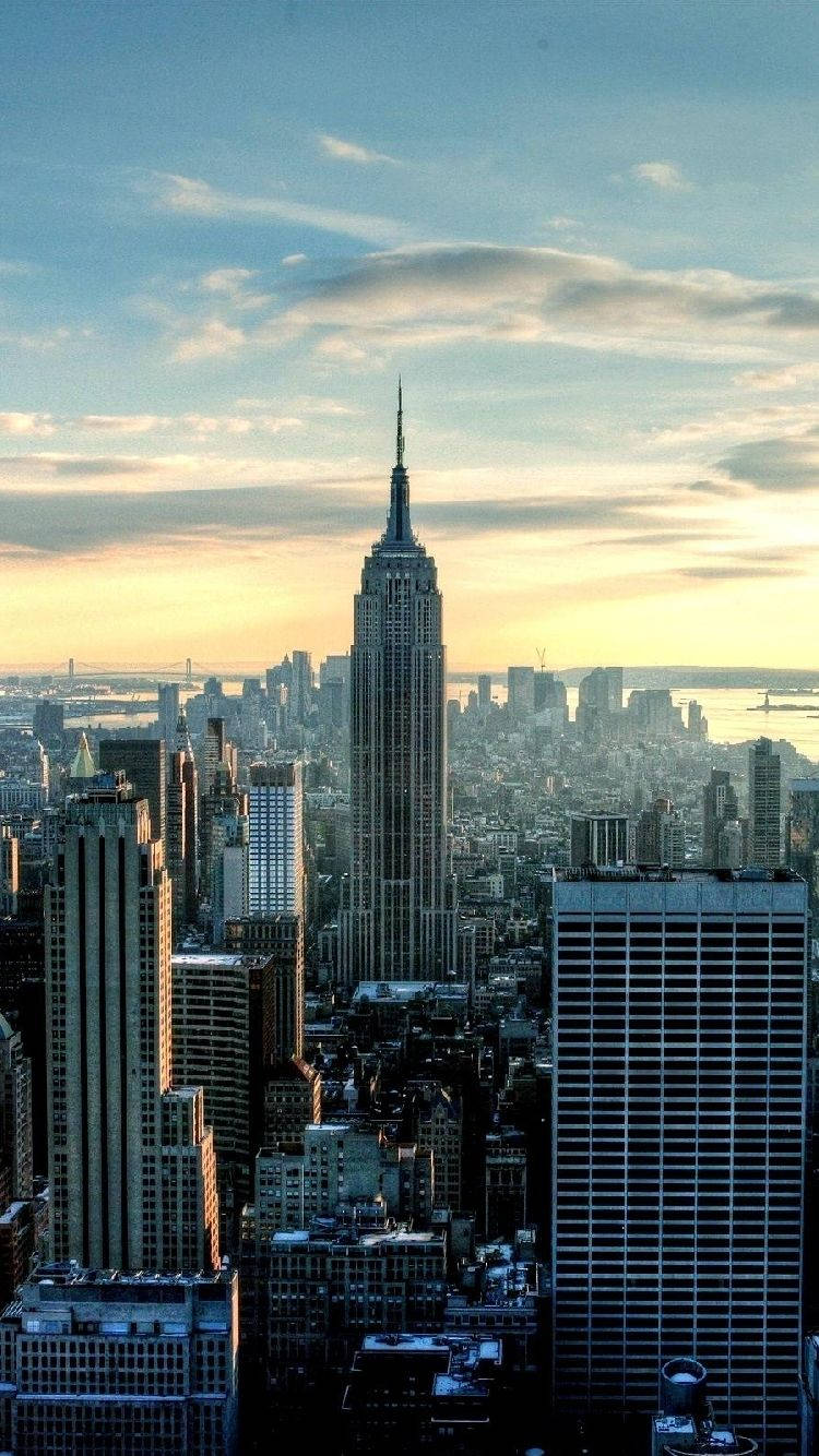 New York Hd Urban Dense Empire Wallpaper