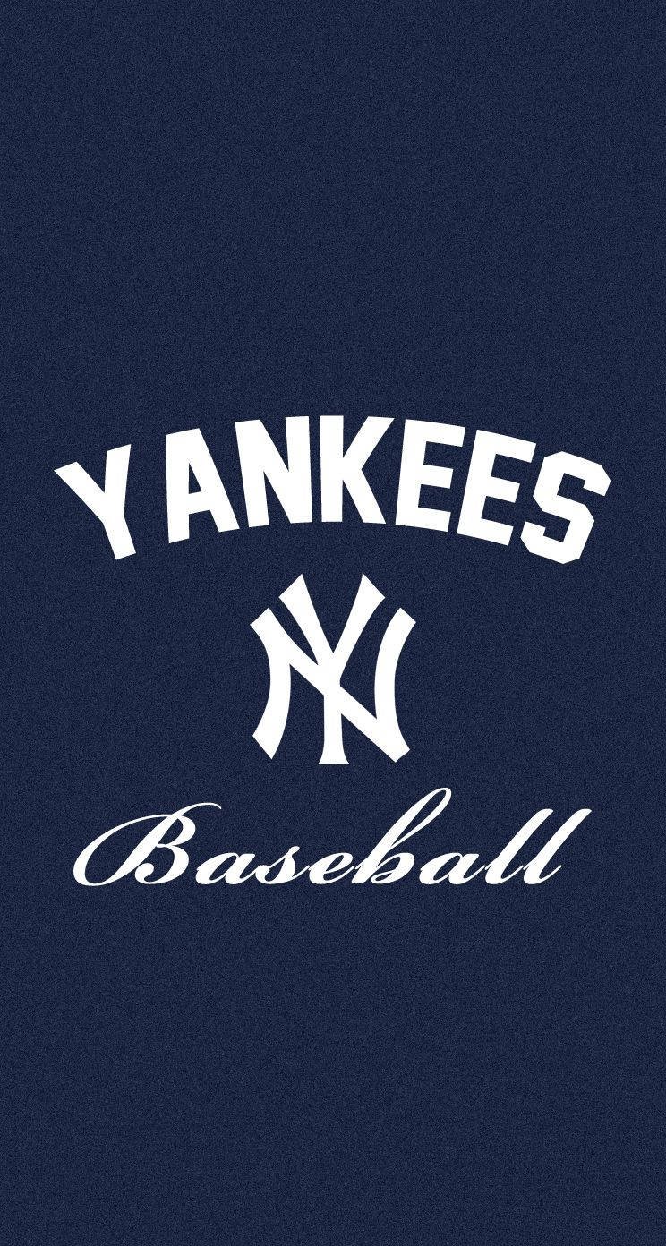New York Yankees Baseball Ny Logo Text Wallpaper
