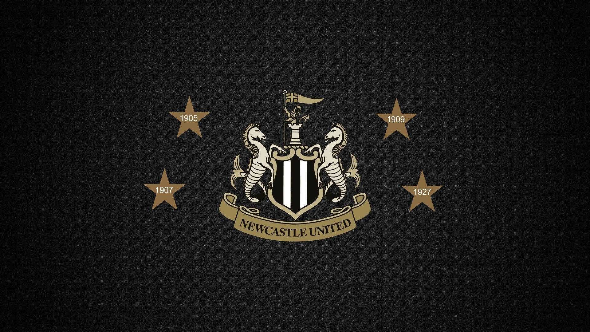 Newcastle United Fc Fancy Logo Wallpaper