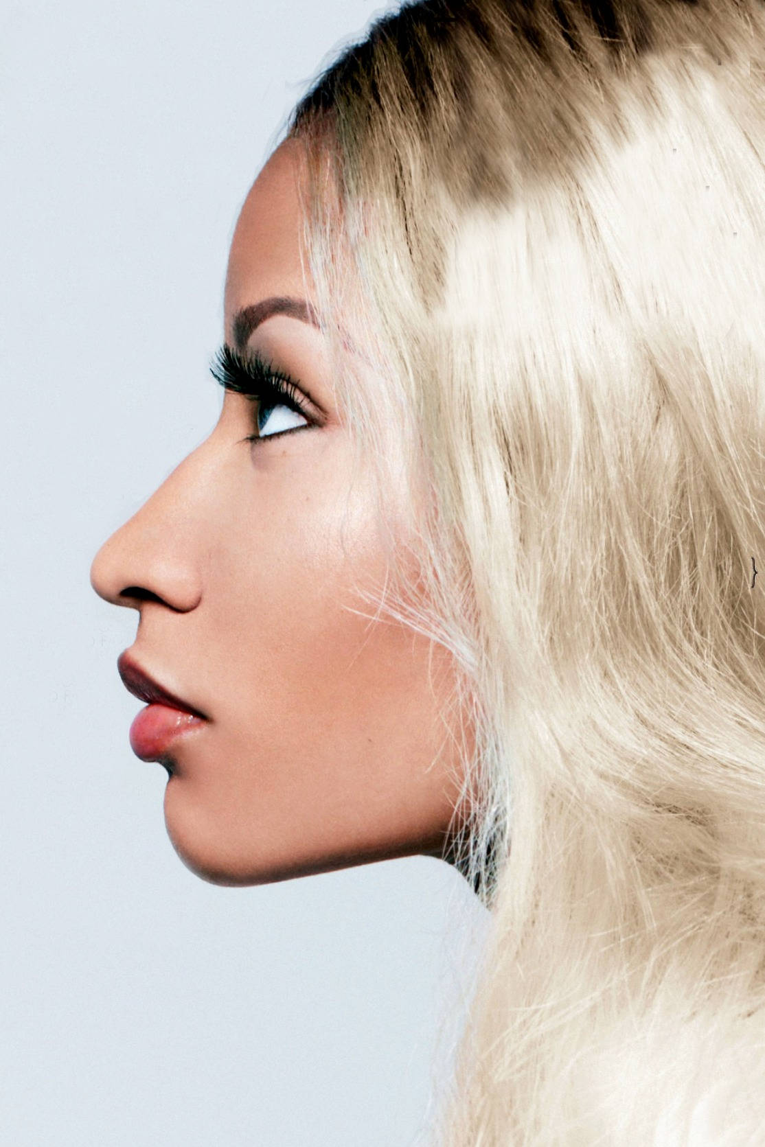 Nicki Minaj Hd Side Profile Wallpaper