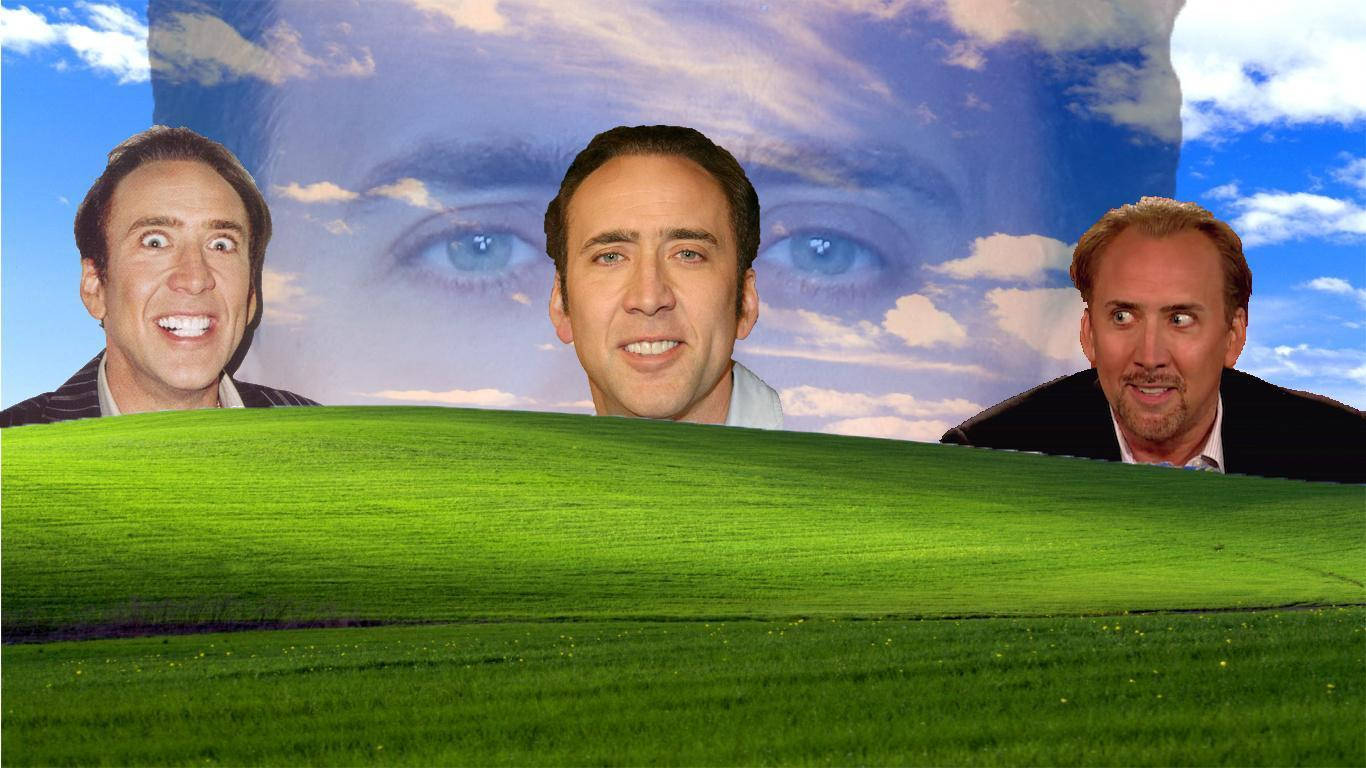 Nicolas Cage Background Meme Wallpaper