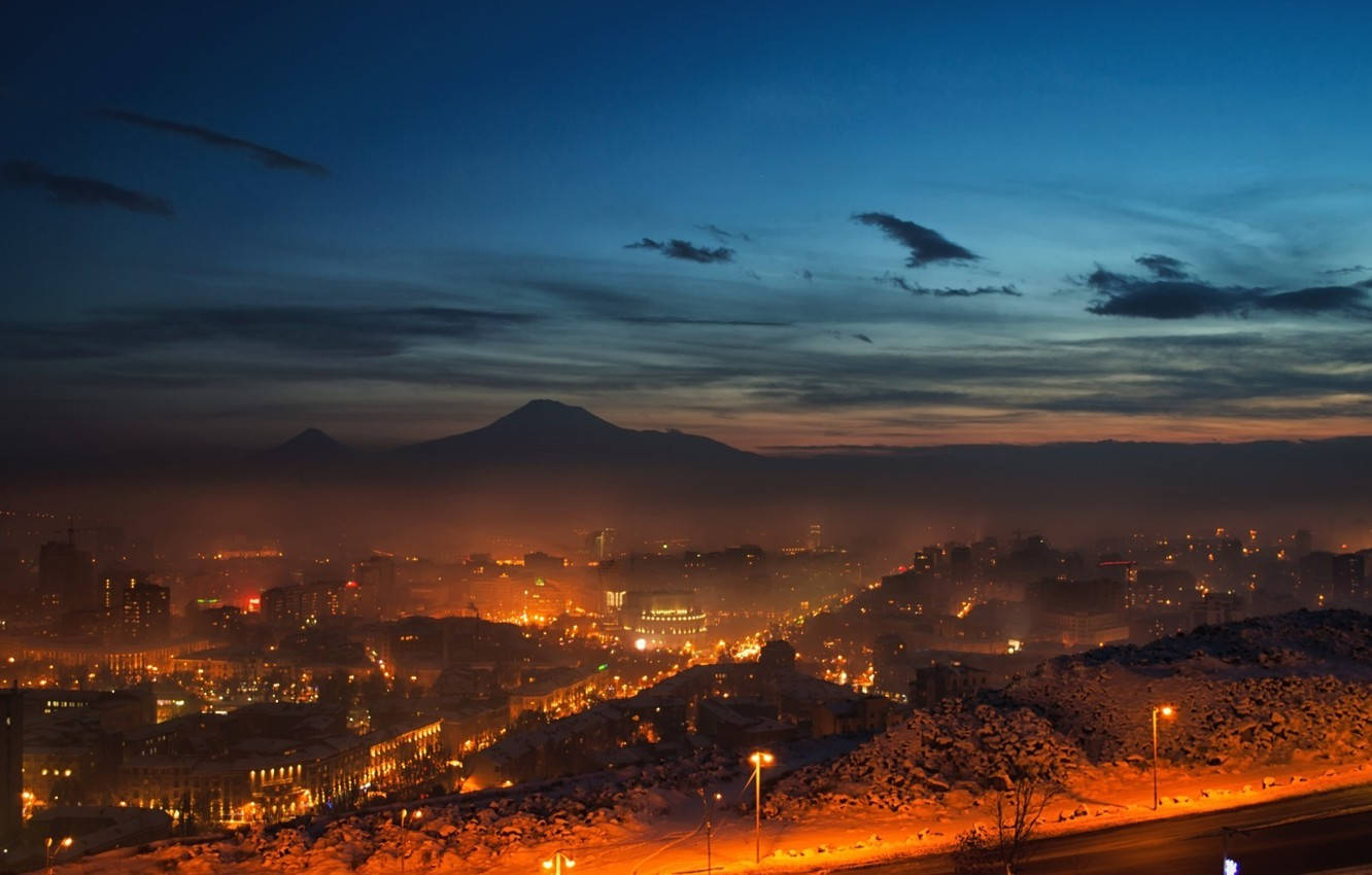 Night In Yerevan Wallpaper