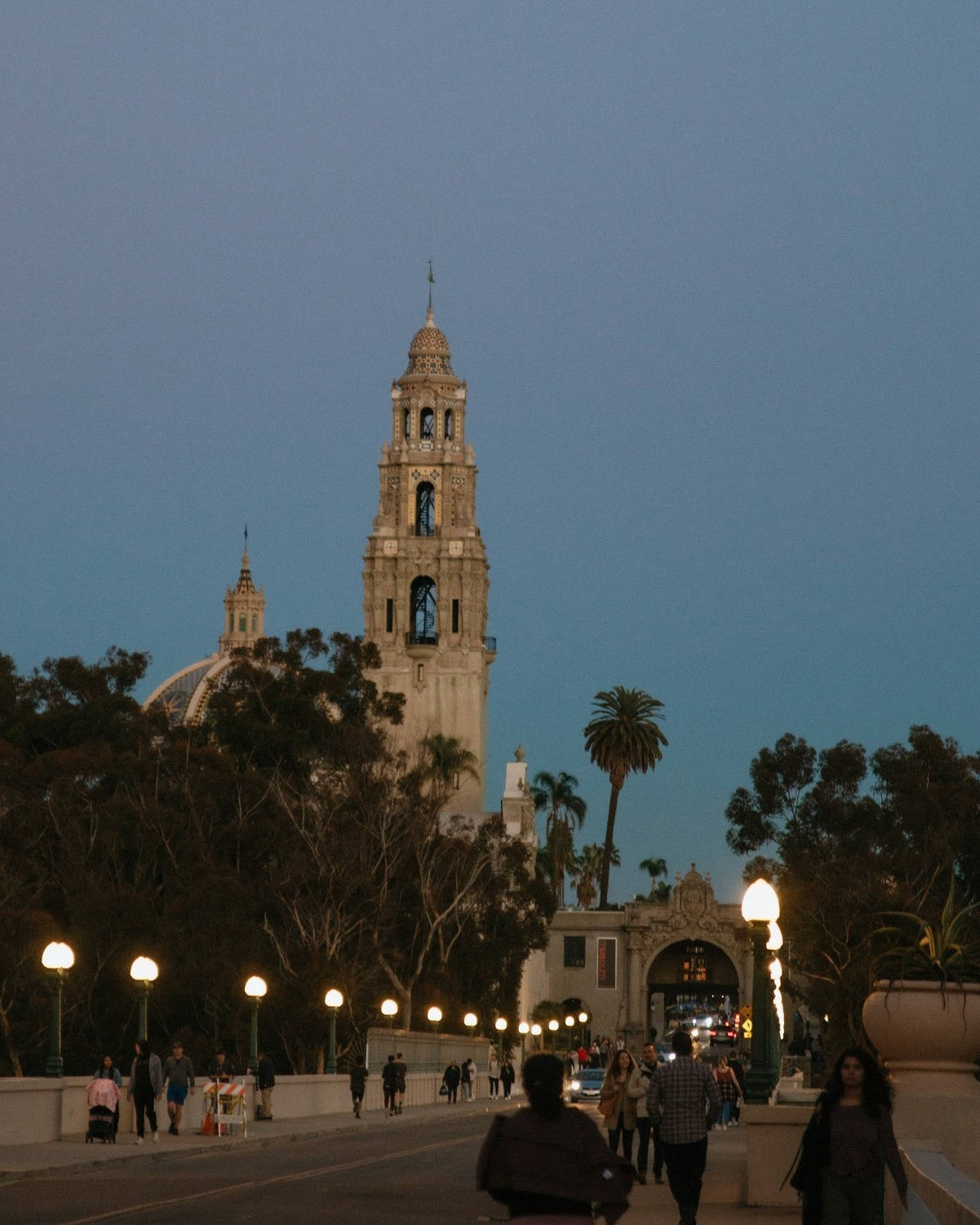 Night Time At Balboa Park Wallpaper