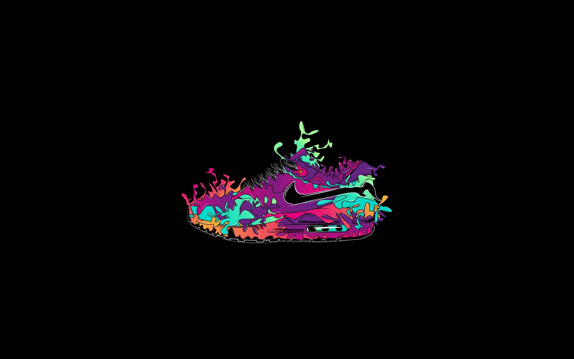 Nike Brand Shoe Art Wallpaper WallpapersOK