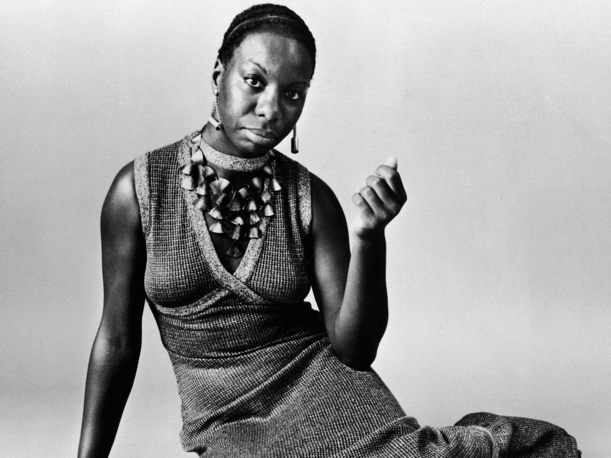 Nina Simone 1968 Studio Portrait Wallpaper