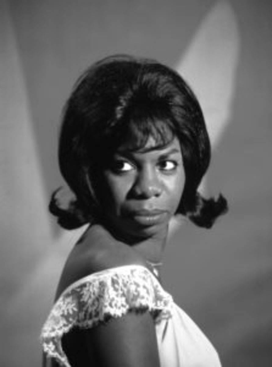 Nina Simone Classic Retro Look Wallpaper