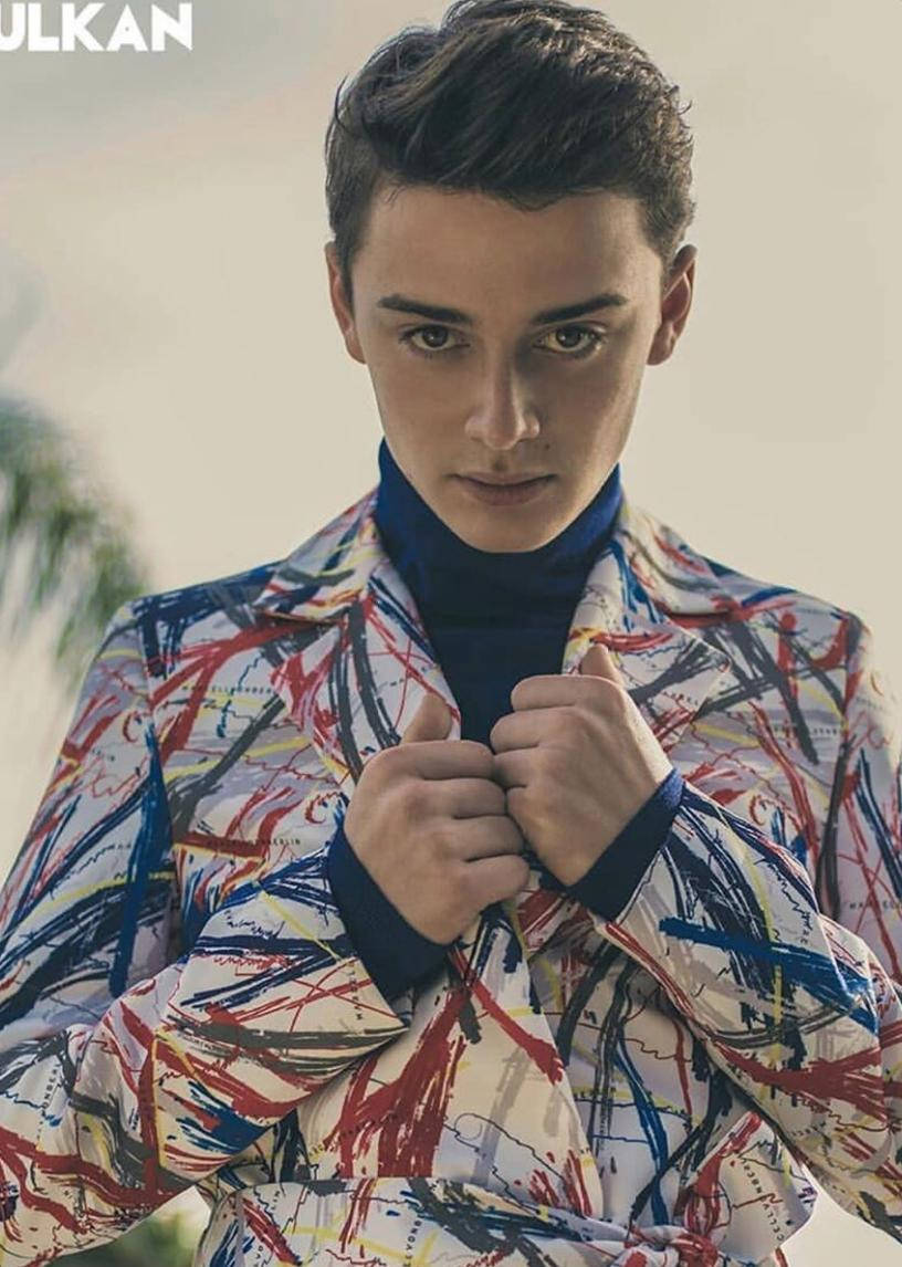 Noah Schnapp In Vulkan Magazine Wallpaper