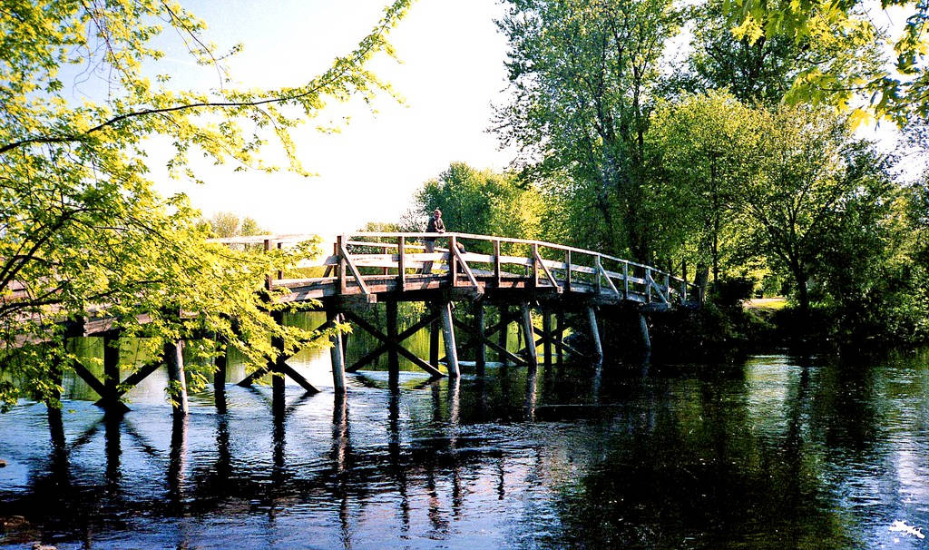 North Bridge, Iconic Landmark In Massachusetts Wallpaper