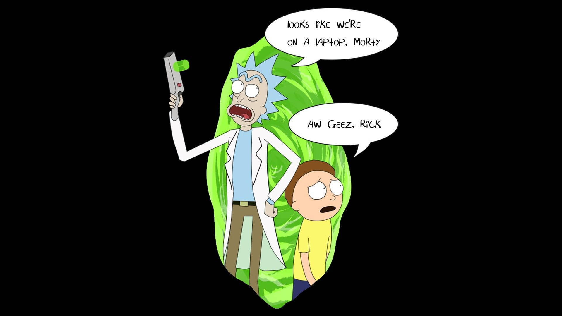 Nothing Gets Me Through The Day Like A Good Rick & Morty Dank Meme Wallpaper