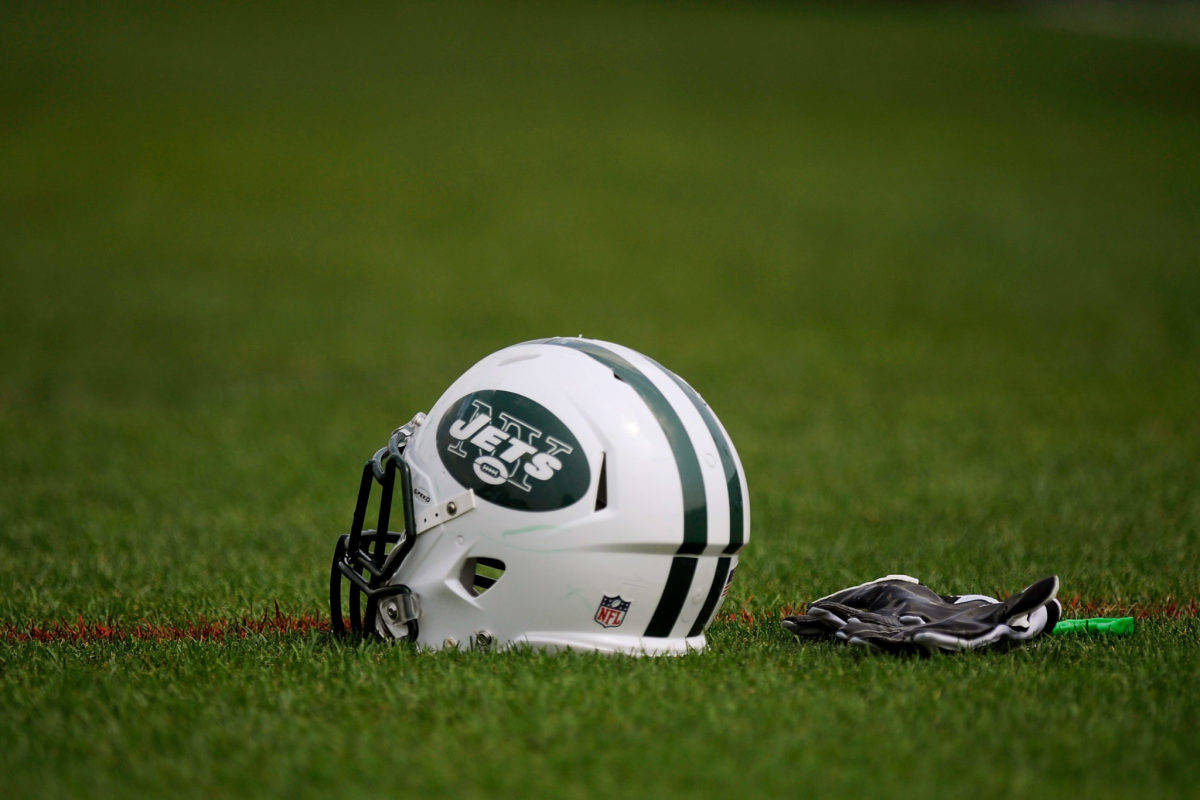 Ny Jets White Helmet Wallpaper