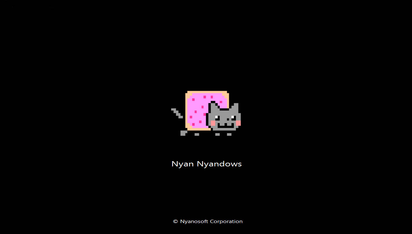 Nyan Cat Windows 7 Cover Wallpaper