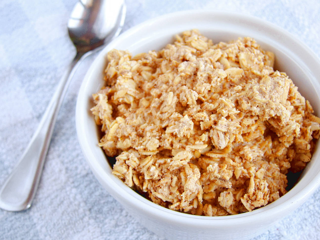 Oatmeal Granola In A Bowl Wallpaper