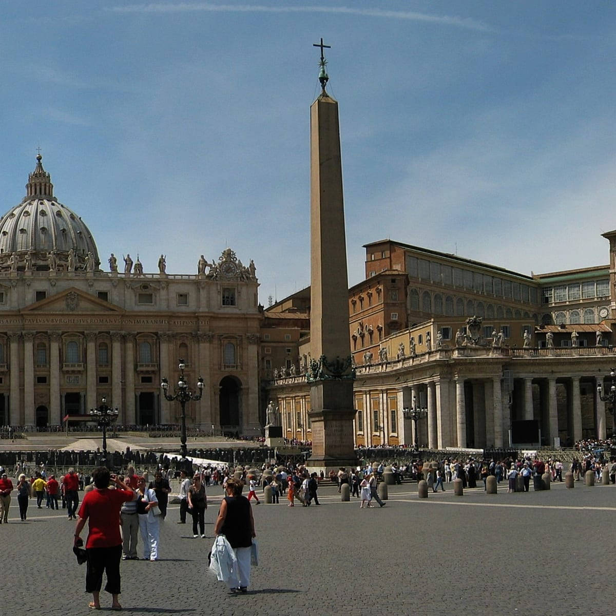 Obelisk St Peter's Square Vatican Wallpaper