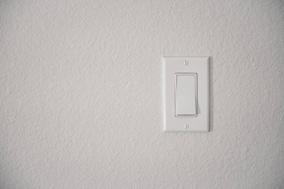 Off White Light Switch Wallpaper