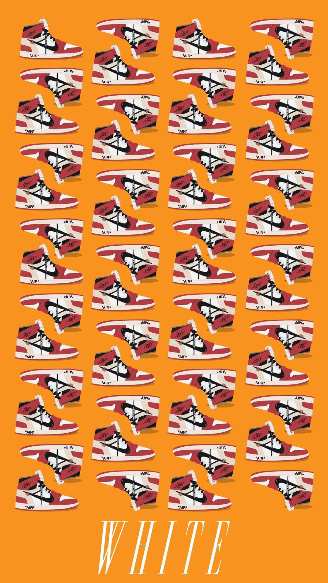 Off white Nike Iphone Orange Wallpaper WallpapersOK