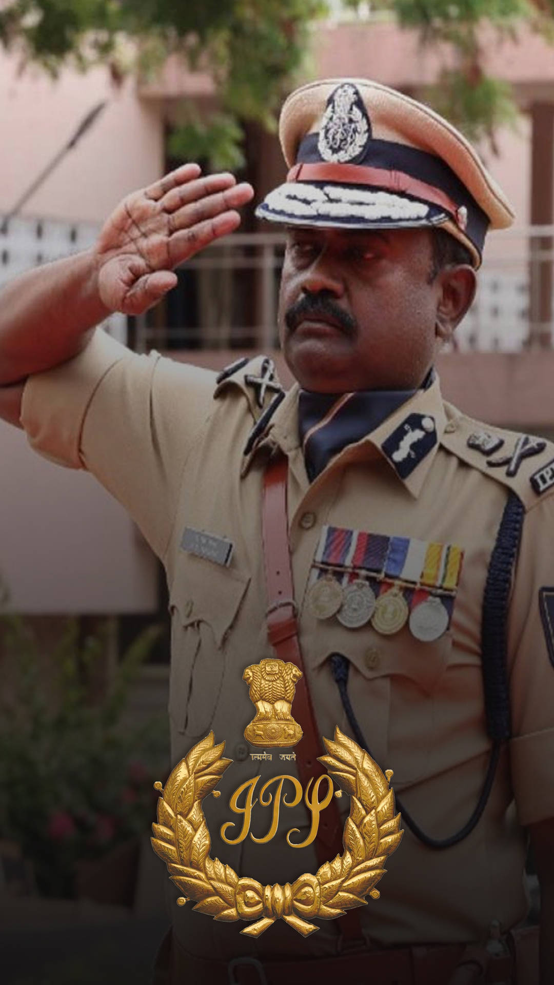 Officer Saluting - Ips Logo Wallpaper | WallpapersOK