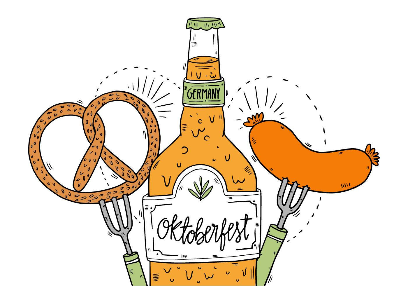 Oktoberfest Food Art Wallpaper