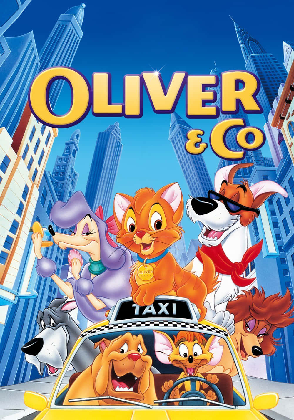 Oliver And Company Poster Wallpaper