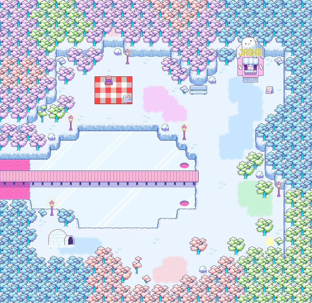 Omori Frozen Lake Wallpaper