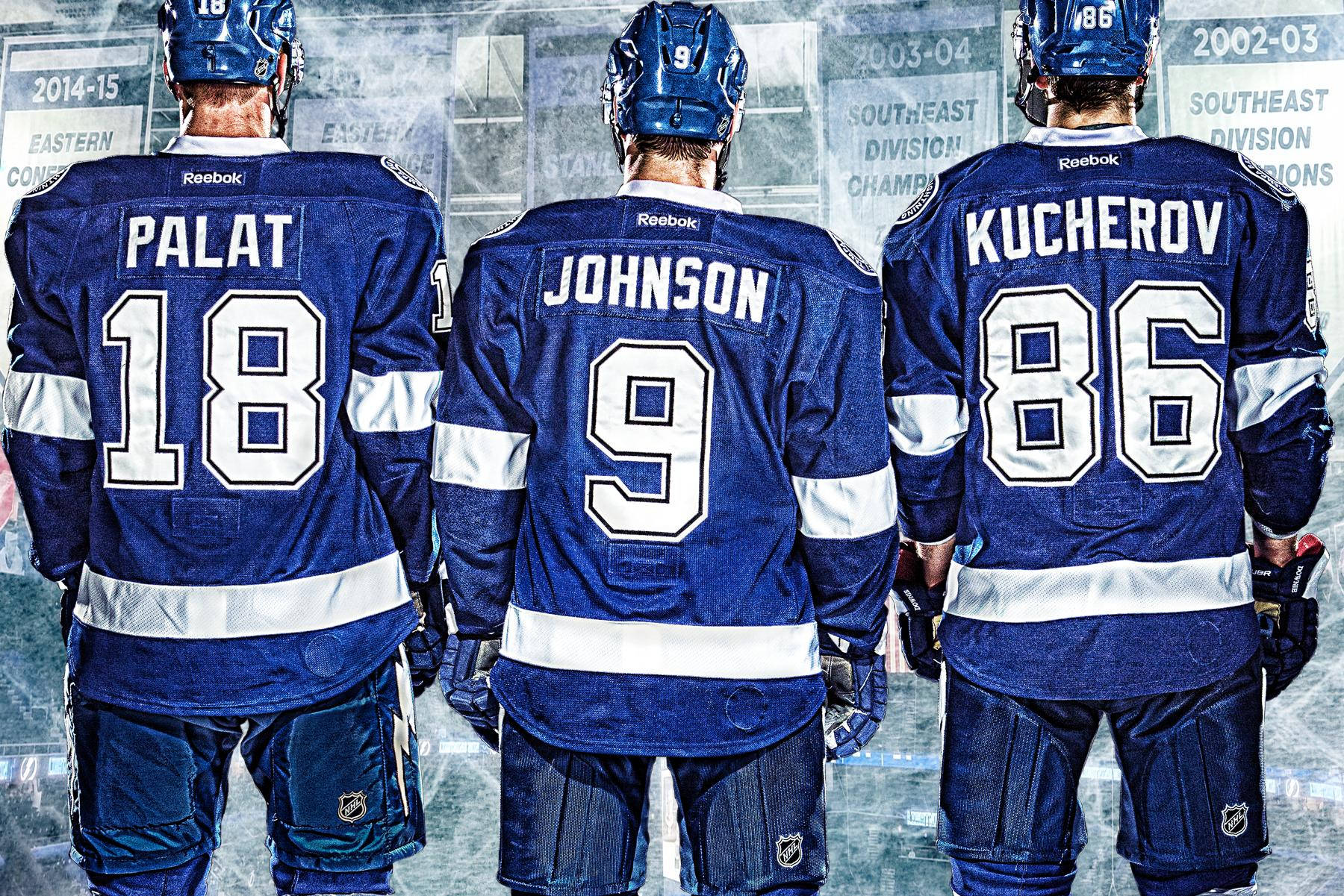 Ondrej Palat, Tyler Johnson, And Nikita Kucherov Wallpaper