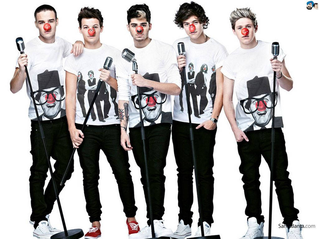 One Direction Clowns Wallpaper
