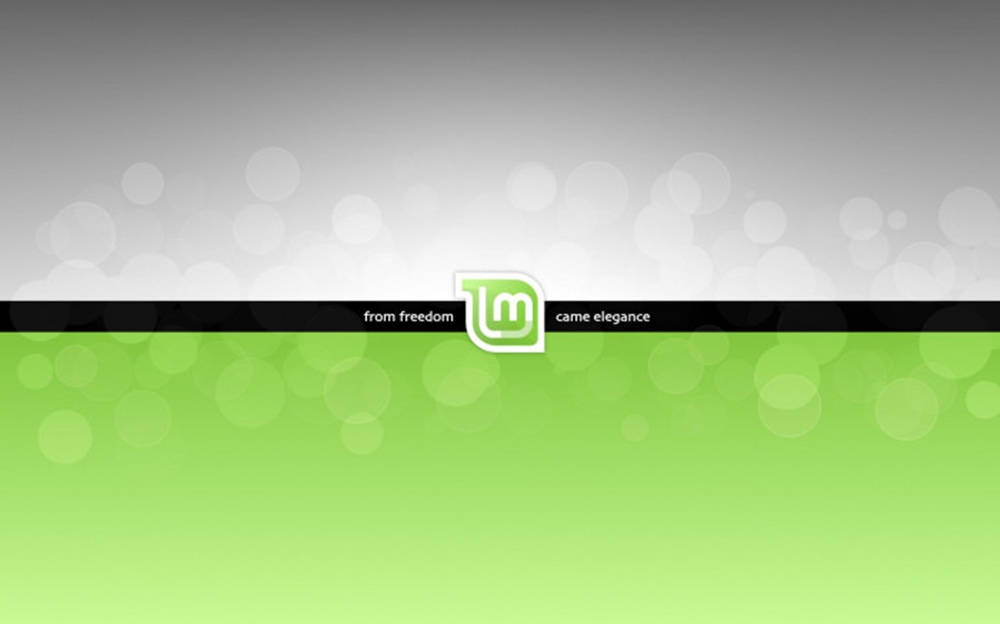 Operating System Linux Mint With Slogan Wallpaper