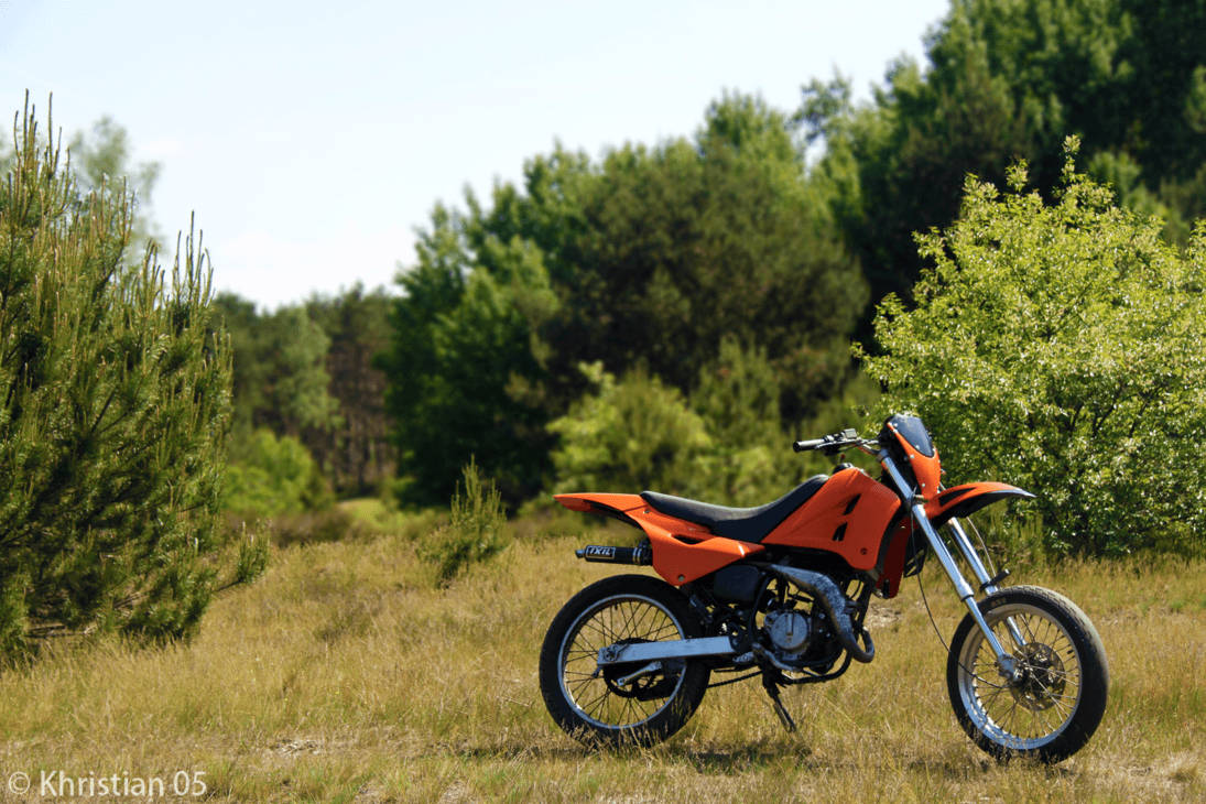 Orange Ktm Bike Wallpaper