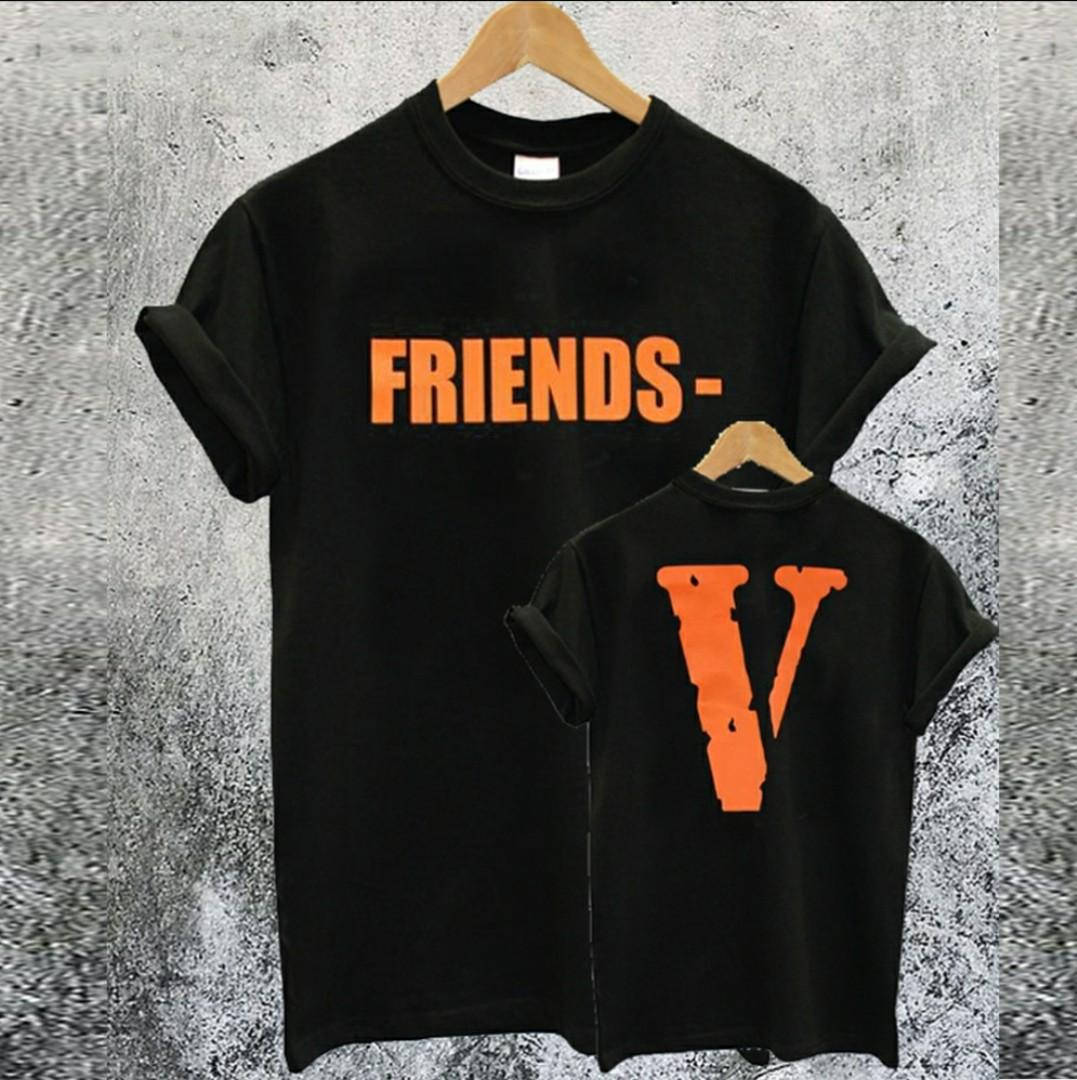 Orange Logo Friends Vlone Pfp Wallpaper